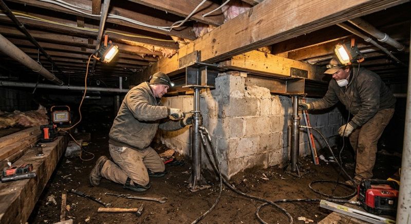 Basement Foundation Repair in Westminster, MA