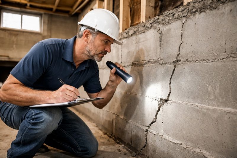 Basement Stabilization in Milford, NH