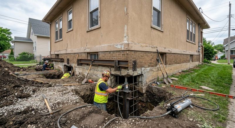 Basement Underpinning in Milford, NH