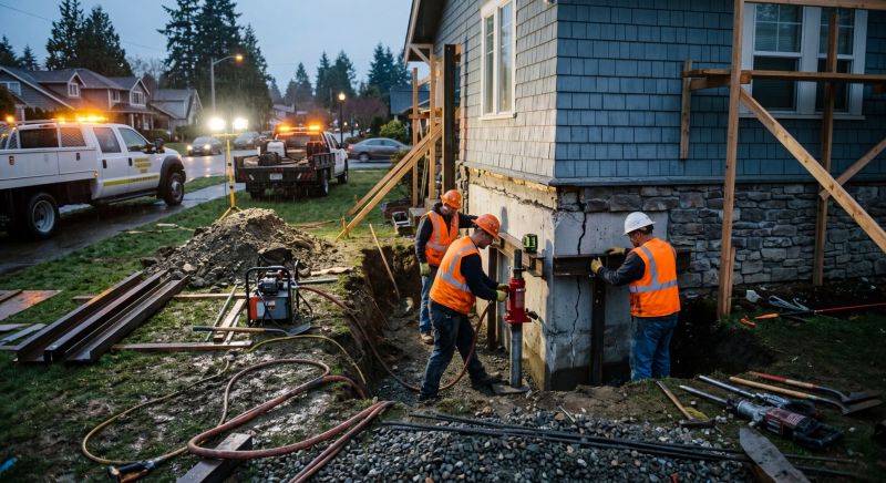 Building Foundation Repair in Milford, NH