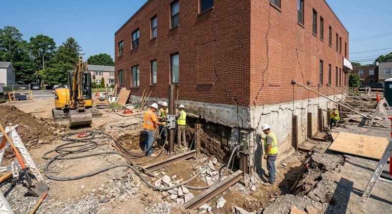 Building Foundation Repair in Litchfield, NH