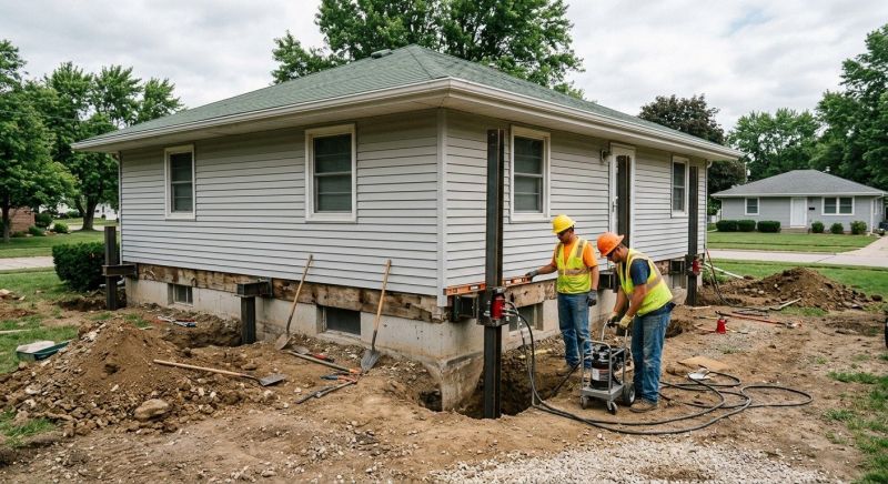 Concrete Foundation Leveling in Lowell, MA