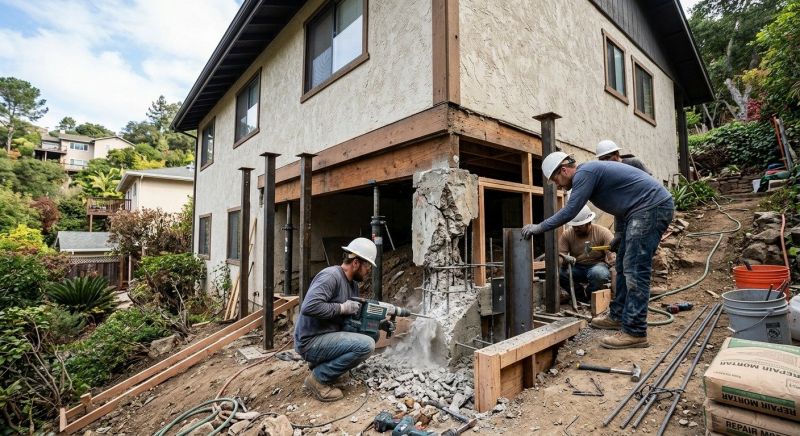 Concrete Foundation Repair in Derry, NH