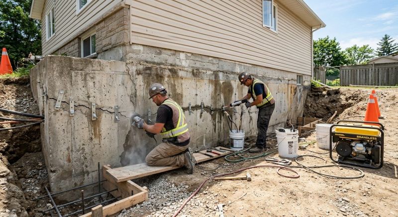 Concrete Foundation Repair in Dunstable, MA