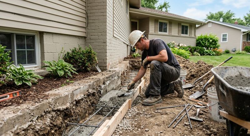 Concrete Foundation Repair in Fitchburg, MA