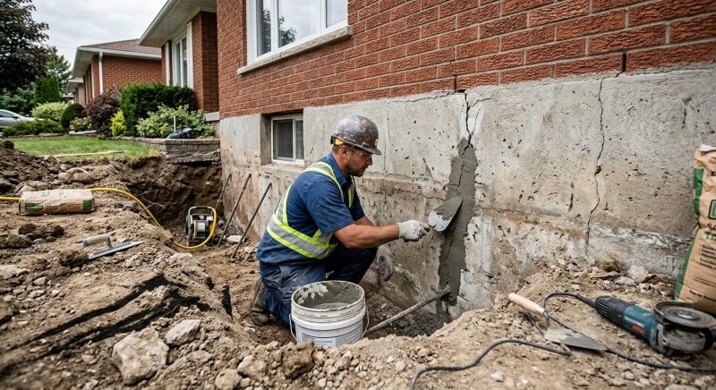 Concrete Foundation Repair in Tyngsboro, MA