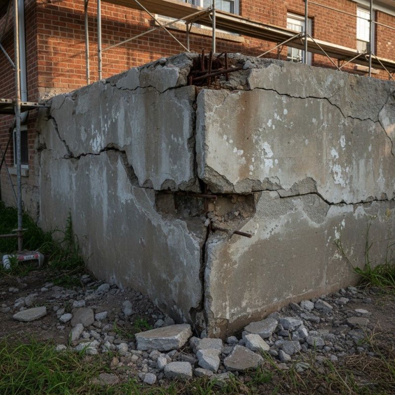 Cracked Foundation Repair in Gardner, MA