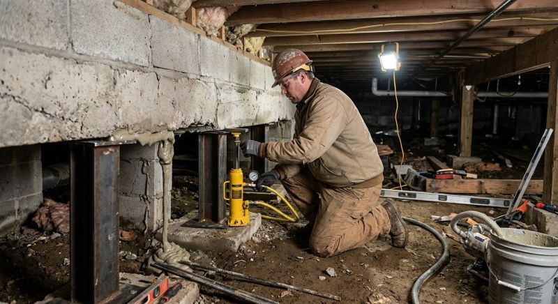 Crawlspace Foundation Repair in Fitchburg, MA