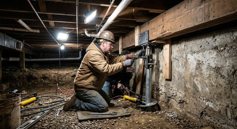 Crawlspace Foundation Repair in Lancaster, MA