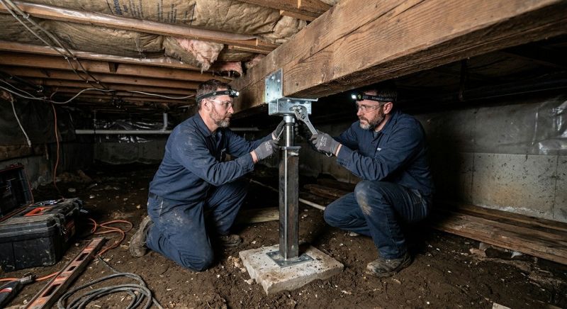 Crawlspace Foundation Repair in Litchfield, NH