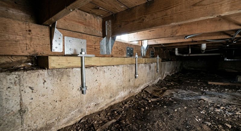 Crawlspace Structural Repair in Milford, NH