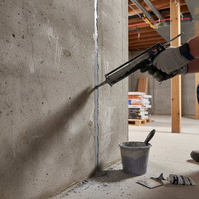 Foundation Crack Repair in Londonderry, NH