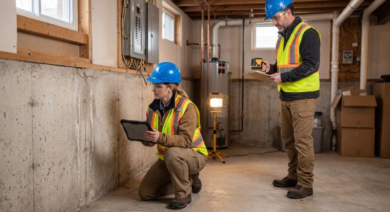 Foundation Inspection in Milford, NH