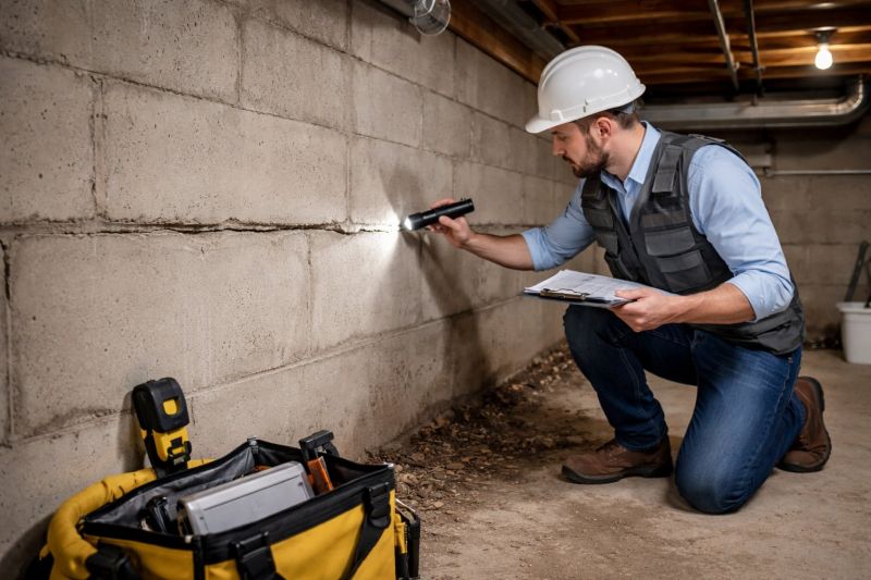 Foundation Inspection in Milford, NH