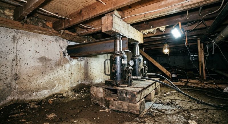 Foundation Jacking in Hancock, NH