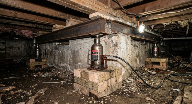Foundation Jacking in Harvard, MA
