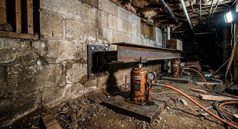 Foundation Jacking in Hooksett, NH