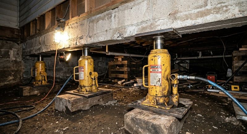 Foundation Jacking in Hudson, NH