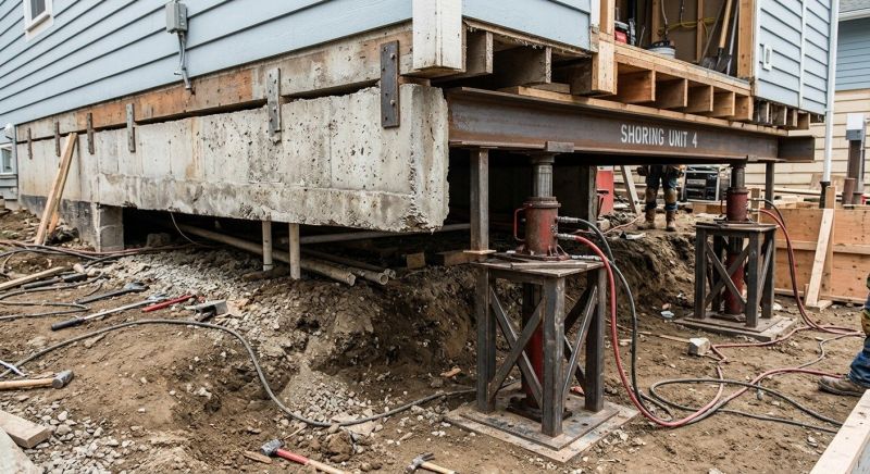 Foundation Jacking in Lunenburg, MA