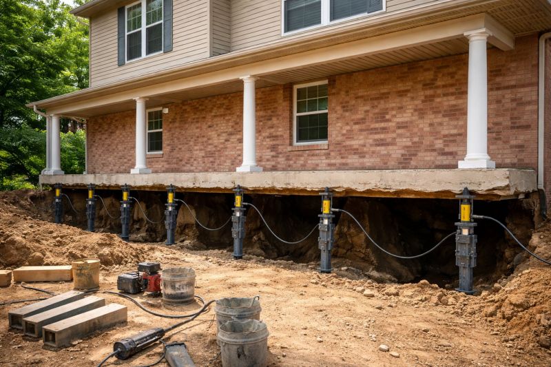 Foundation Jacking in New Boston, NH