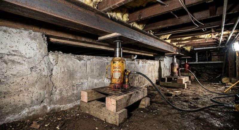 Foundation Jacking in Tyngsboro, MA