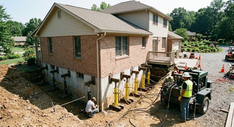 Foundation Jacking in Wilton, NH