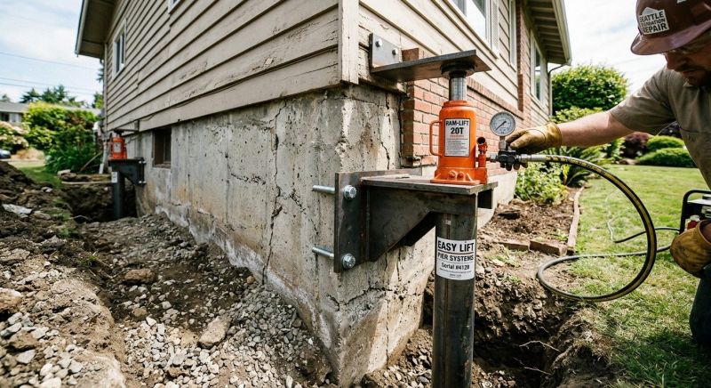 Foundation Lifting in Dunstable, MA