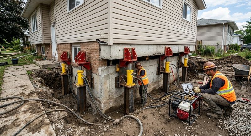 Foundation Lifting in Gardner, MA