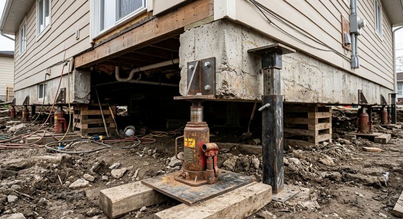 Foundation Raising in Bow, NH