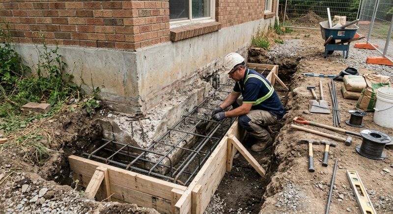 Foundation Repair in Weare, NH