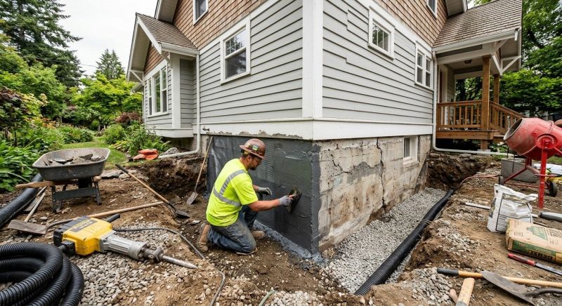 Foundation Restoration in Milford, NH