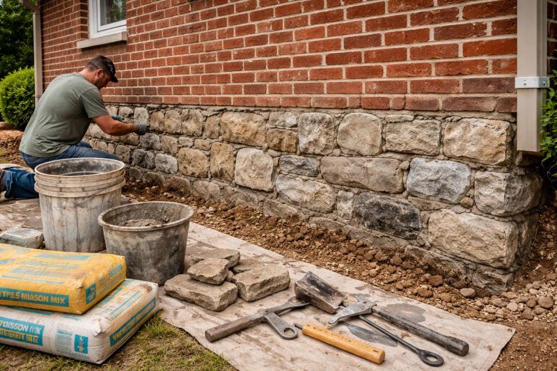 Foundation Restoration in Milford, NH
