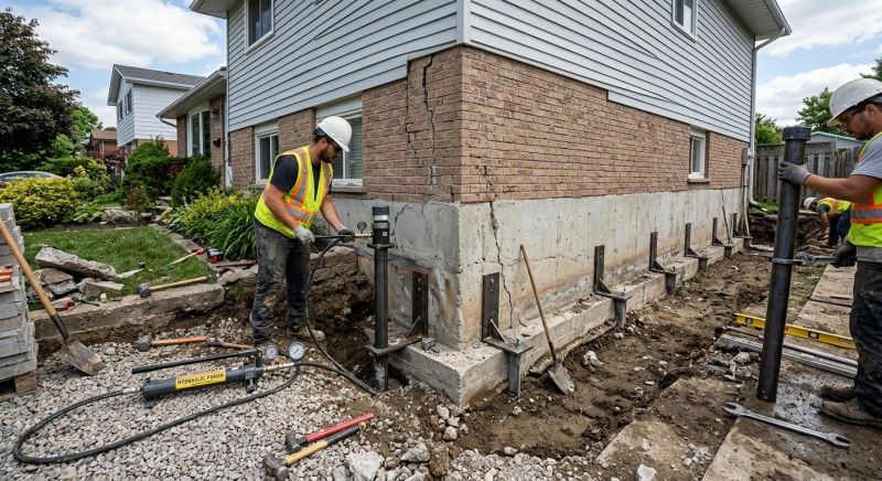 Foundation Stabilizing in Wilton, NH