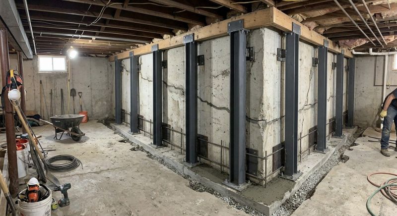 Foundation Strengthening in Milford, NH