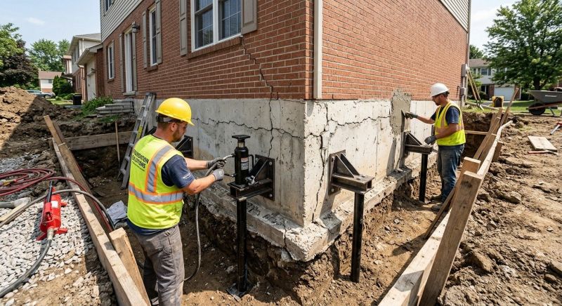Foundation Structural Repair in Shirley, MA