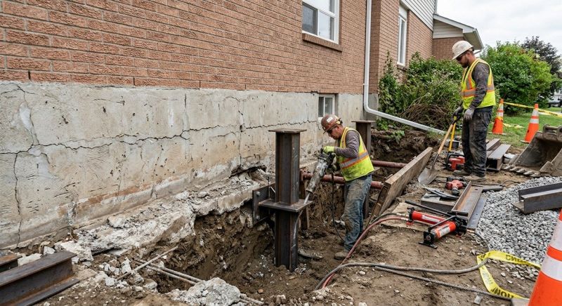 Foundation Structural Repair in Worcester County, MA