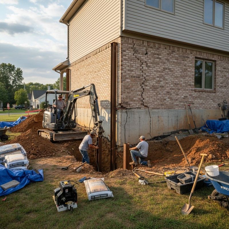 Home Foundation Repair in Fitchburg, MA