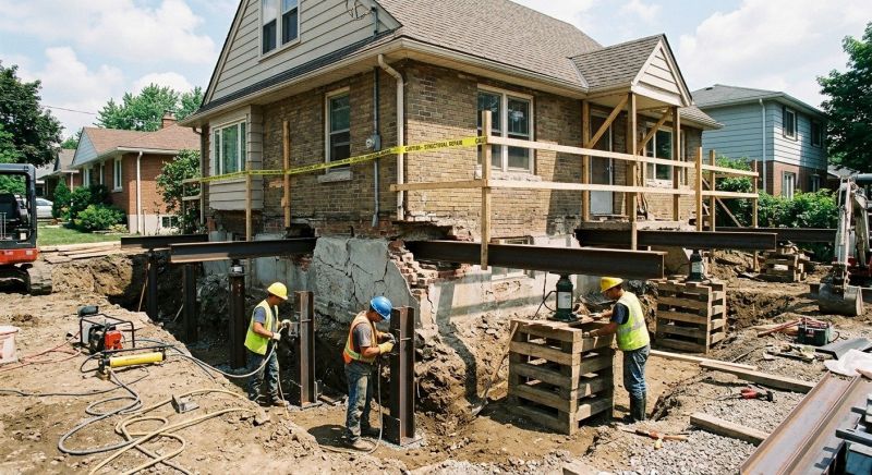House Foundation Repair in New Boston, NH