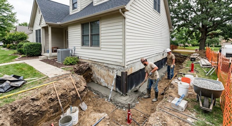 House Foundation Repair in New Boston, NH