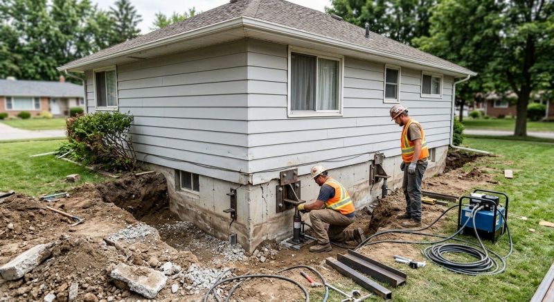 House Foundation Repair in Shirley, MA