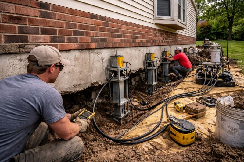 Settling Foundation Service in Dunstable, MA