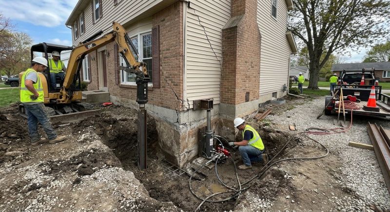 Sinking Foundation Repair in Hillsborough, NH