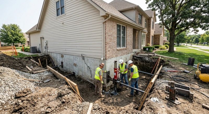 Sinking Foundation Repair in Rindge, NH