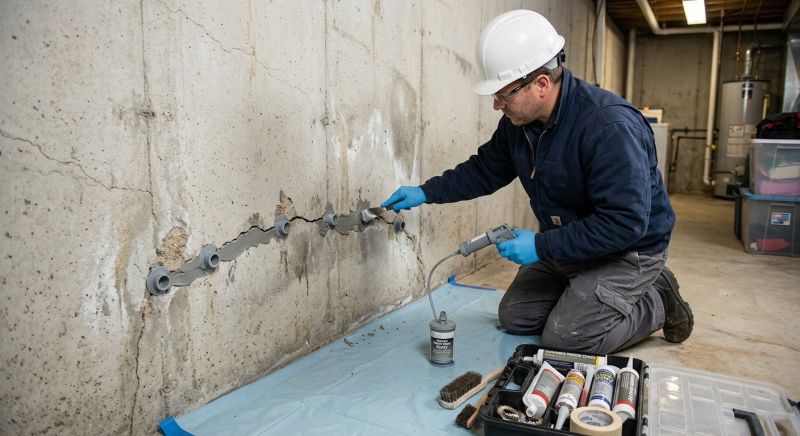 Structural Crack Repair in Milford, NH