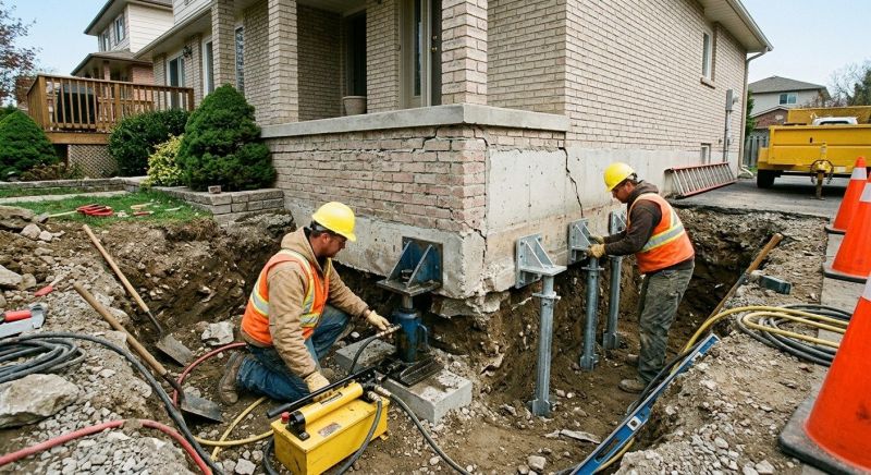 Structural Foundation Repair in North Chelmsford, MA
