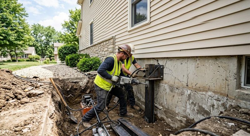 Structural Foundation Repair in Westford, MA