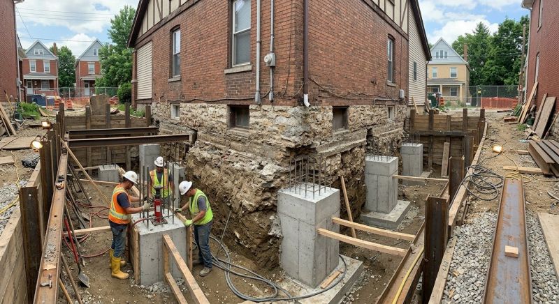 Structural Underpinning in Milford, NH