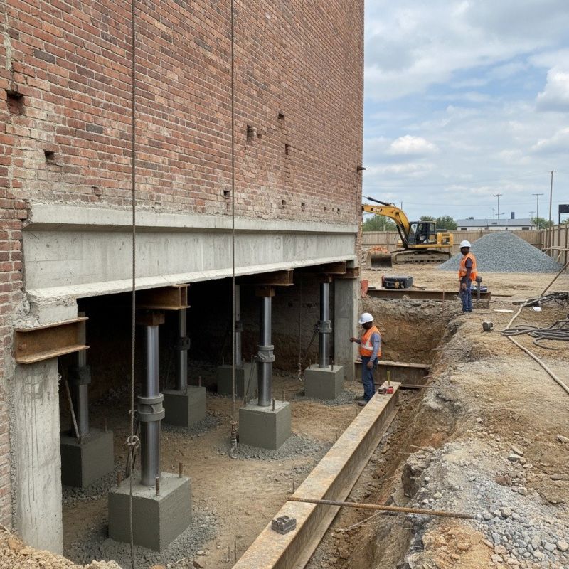 Structural Underpinning in Milford, NH