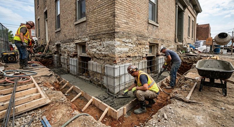 Underpinning Repair in Milford, NH